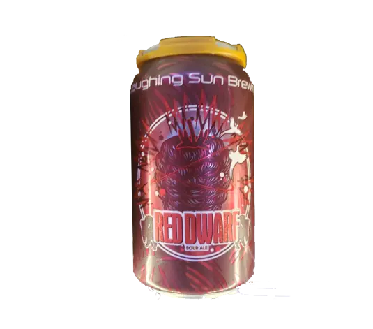 Can of Laughing Sun Red Dwarf