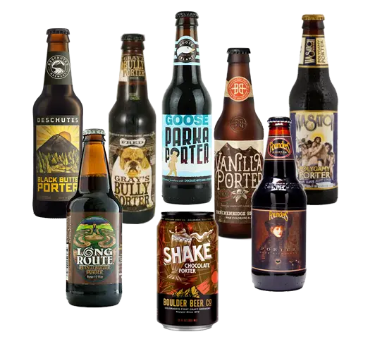 Stage Stop carries a wide variety of porters, including Founders, Breckenridge Vanilla Porter, and Wasatch Polygamy Porter